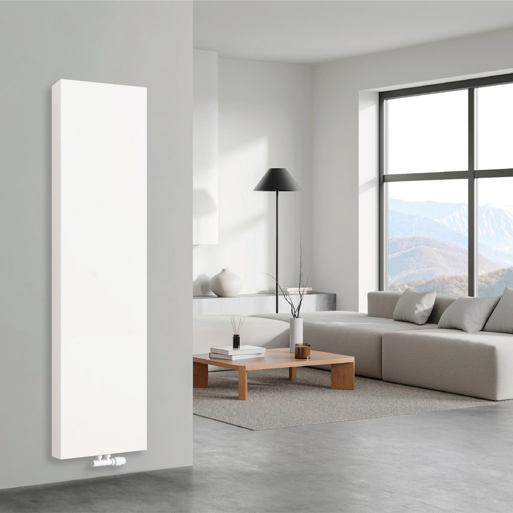 1800x600 Typ 20 Vertikal Planheizkörper-Mittelanschluss (Glatt)