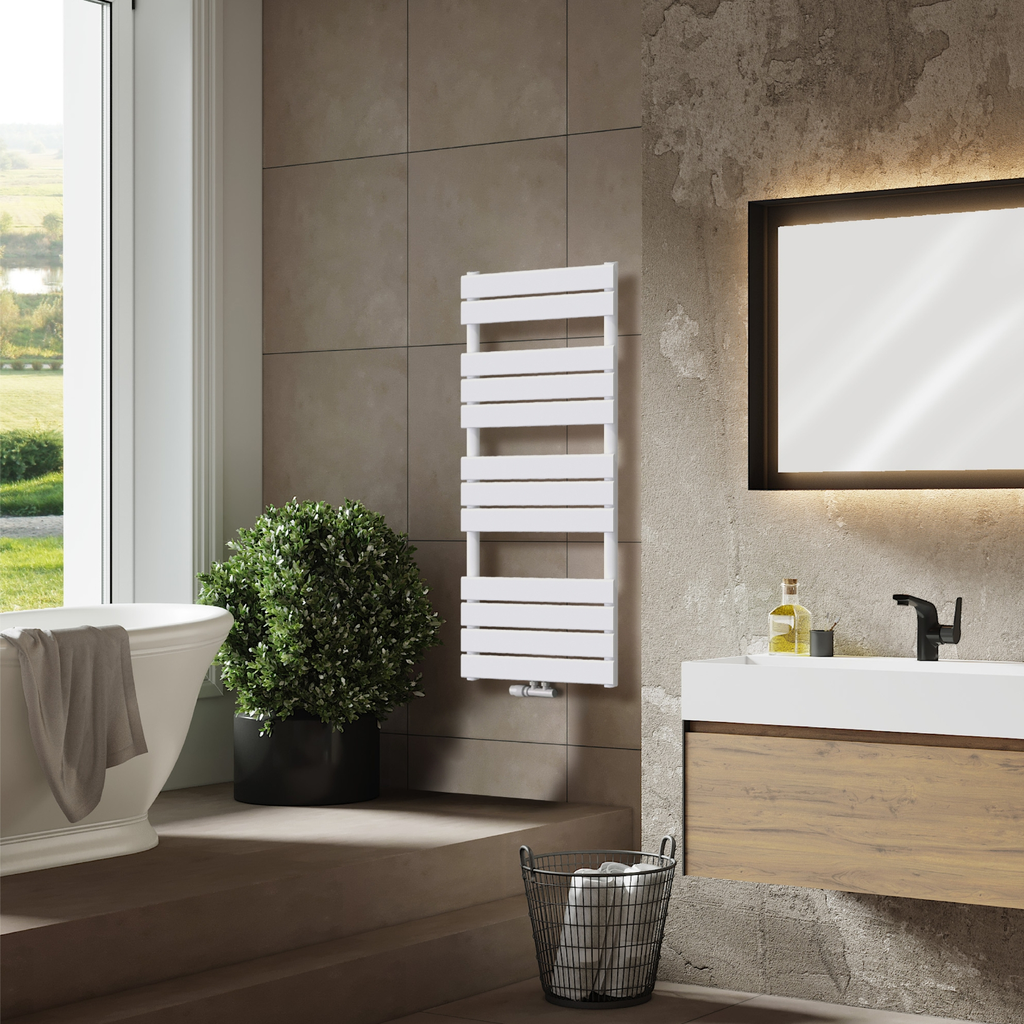 CONFORTA Design Badheizkörper - Mittelanschluss, Handtuchheizkörper, Badheizung
