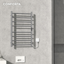 PARIS Serie Edelstahl Badheizkörper Elektrisch Trockenmodell  120W 800x600mm