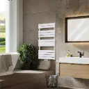 BOSTON Serie Badheizkörper 1200x600mm Weiß Mittelanschluss