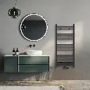 Klassisch Badheizkörper 1150x500mm Anthrazit Mittelanschluss