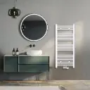 Klassisch Badheizkörper 1150x500mm Weiß Mittelanschluss