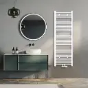 Klassisch Badheizkörper 1500x500mm Weiß Mittelanschluss