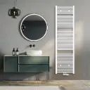 Klassisch Badheizkörper 1800x500mm Weiß Mittelanschluss