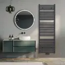 Klassisch Badheizkörper 1800x600mm Anthrazit Mittelanschluss