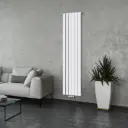 TOKYO Serie VertikalHeizkörper 1800x452mm Weiß Mittelanschluss