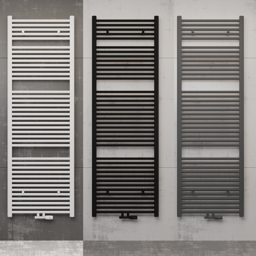CONFORTA Bathroom Radiators - Bottom Middle Connection, Towel Rail, Towel Radiator