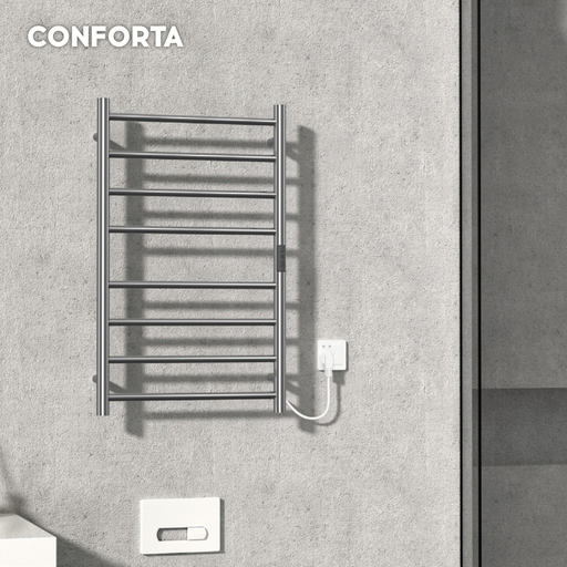 [PAR600*800FWS120] PARIS Series Electric Bathroom Radiator Stainless Steel Dry Model 120W 800x600mm