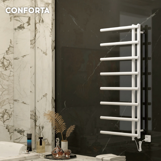 CONFORTA RIO Series Electric Bathroom Radiator 400W 1000x600mm White
